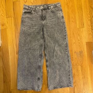 🌚H&M DIVIDED WIDE/STRAIGHT JEANS🌚